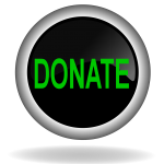 donate, charity, button
